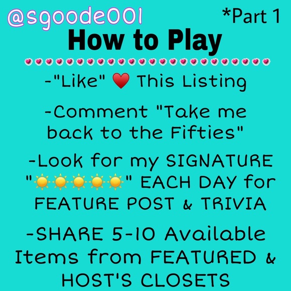 ☀️NIFTY 50s! FULL! PLZ SHARE & TAG #17! PLZ LIKE “♥️” #17 2 Play! DELETING SOON! - Picture 7 of 17